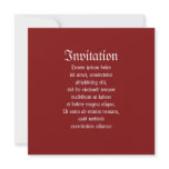 Cancan Dancer invitations