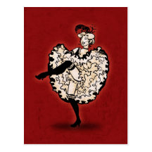 Cancan Dancer Postcards