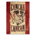 Cancan Dancers cards