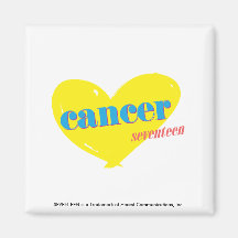Cancer 3 refrigerator magnets