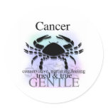 Cancer About You Round Stickers