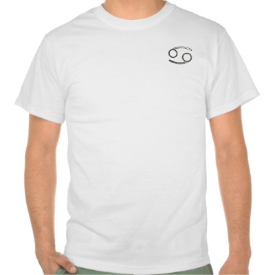 Cancer and Zodiac Tshirt by packratgraphics