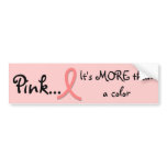 Cancer Awareness Bumper Sticker "Pink" bumper stickers