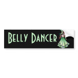Cancer Belly Dancer Bumper Sticker