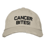 CANCER BITES! embroidered hats