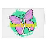 cancer butterfly card