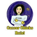 Cancer Chicks Rule (Zodiac) t-shirts