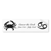 Cancer Constellation/Zodiac Bumper Sticker