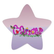 Cancer Flowers Stickers