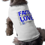 Cancer Inspiring Slogan Collage Colon Cancer pet clothing