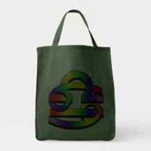 Cancer & Libra GLBT Canvas Bag