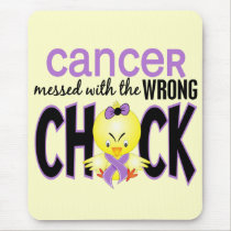Cancer Messed With The Wrong Chick mousepads
