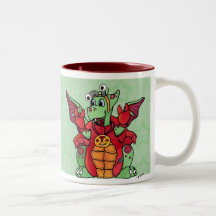 Cancer mug cute baby dragon zodiac