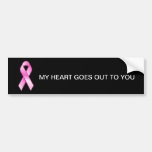 Cancer My Heart Goes Out To You Bummper sticker bumper stickers