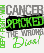 Cancer Picked The Wrong Diva Non-Hodgkins Lymphoma T-shirt