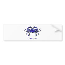 Cancer Sign Bumper Sticker
