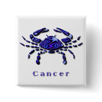 Cancer Sign Square Button