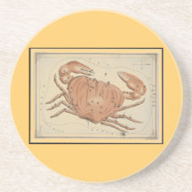 Cancer Star Chart Coaster