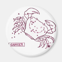Cancer  Star Sign Fridge Magnets