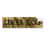 CANCER SUCKS 2 BUMPER STICKER