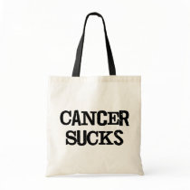 Cancer Sucks Tote Bags