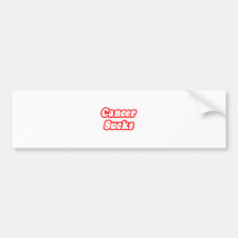 Cancer Sucks Bumper Sticker