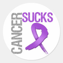 Cancer Sucks - Leiomyosarcoma Round Stickers