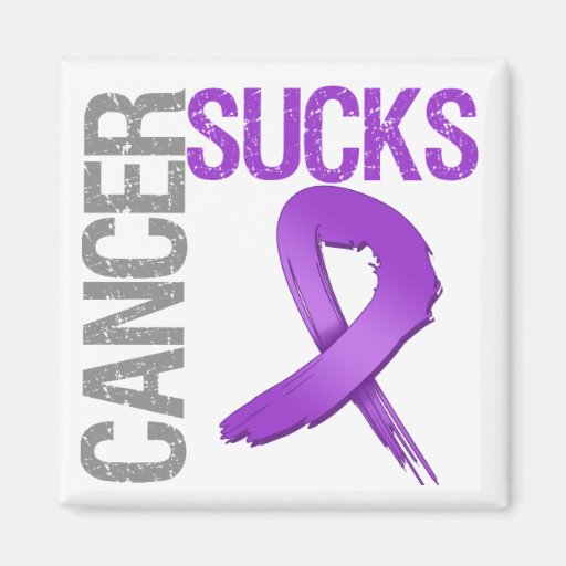 Cancer Sucks - Pancreatic Cancer Fridge Magnets
