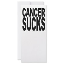Cancer Sucks Rack Card Template