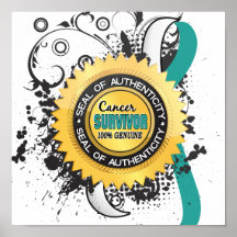 Cancer Survivor 23 Cervical Cancer Poster