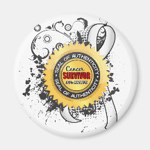Cancer Survivor 23 Lung Cancer Refrigerator Magnets