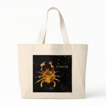 Cancer the crab canvas bag