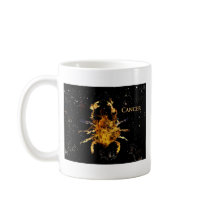 Cancer the crab coffee mugs