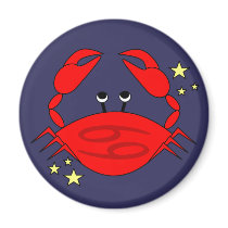 Cancer the Crab Zodiac Sign Magnet