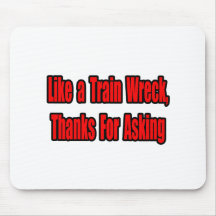 Cancer Train Wreck Mouse Pad