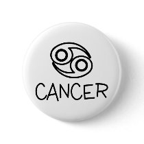 Cancer with Symbol Pinback Buttons