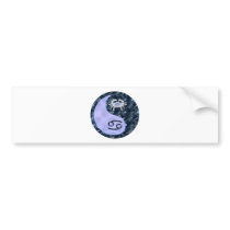 Cancer Yin Yang Bumper Stickers
