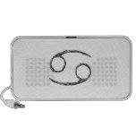 Cancer. Zodiac Astrology Sign. Black. Portable Speaker