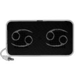 Cancer. Zodiac Astrology Sign. Black. Speaker