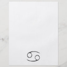 Cancer. Zodiac Astrology Sign. Custom Flyer
