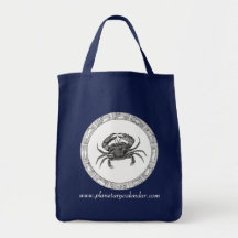 Cancer Zodiac on Dark Bag