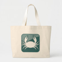 Cancer Zodiac Sign Canvas Bags