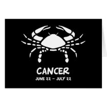 Cancer zodiac sign cards