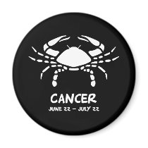 Cancer zodiac sign magnets