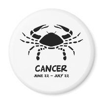 Cancer zodiac sign magnets