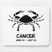 Cancer zodiac sign mouse pads