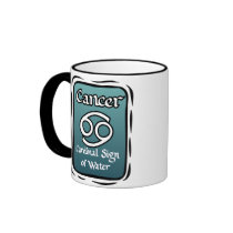 Cancer zodiac sign coffee mugs
