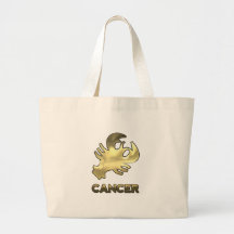 Cancer zodiac sign - old gold edition bag