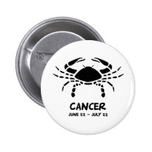 Cancer zodiac sign pins