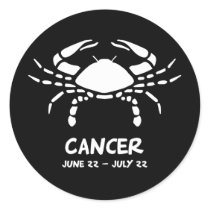 Cancer zodiac sign sticker